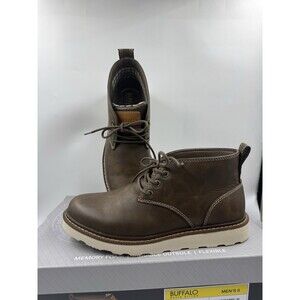 Buffalo Men's Chukka Boots Metcalf Brown Lace Up Boot Size 8